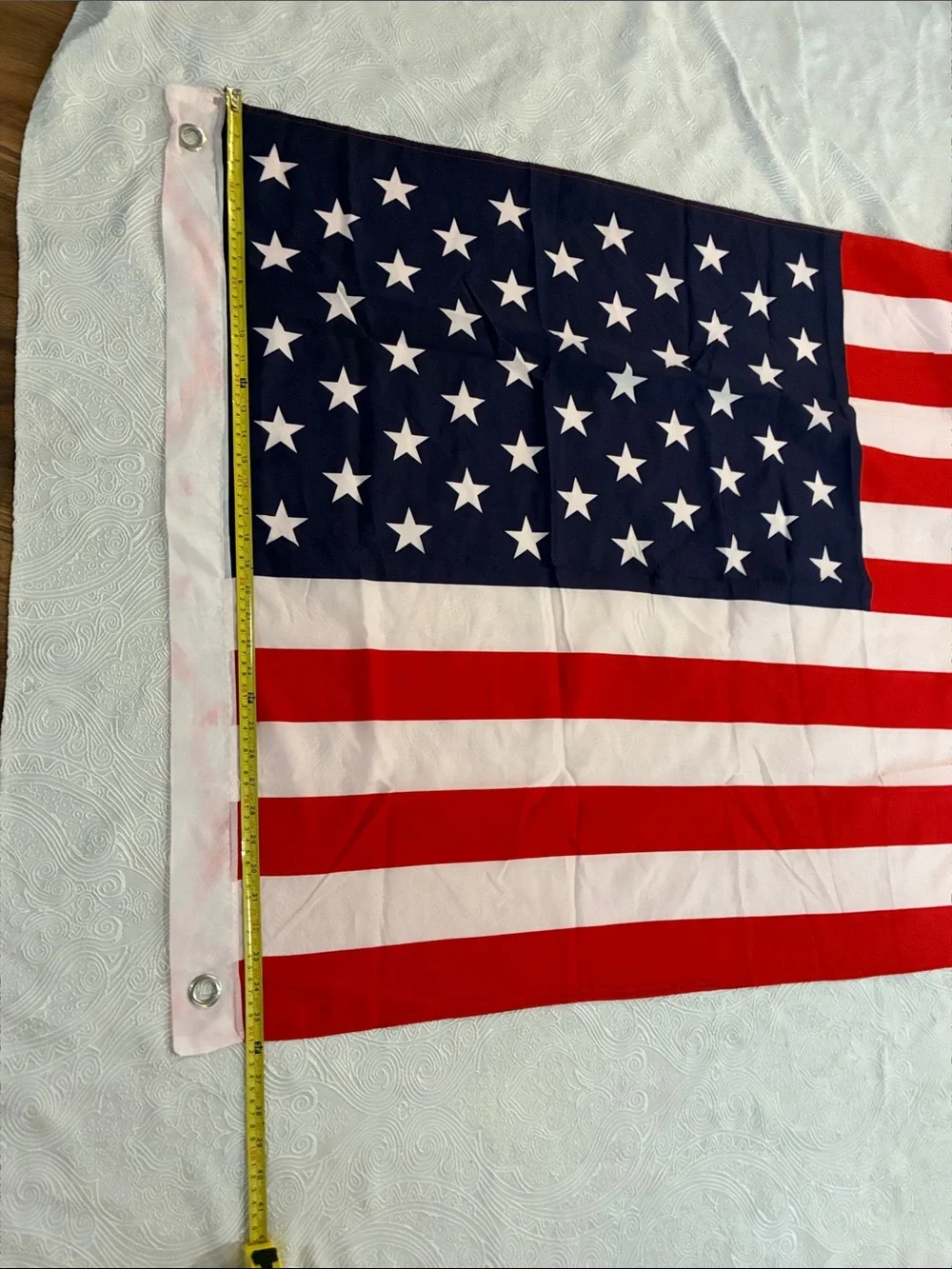 American Flag BIG 62” x 36” inches USA PATRIOT RED WHITE AND BLUE for flagpole